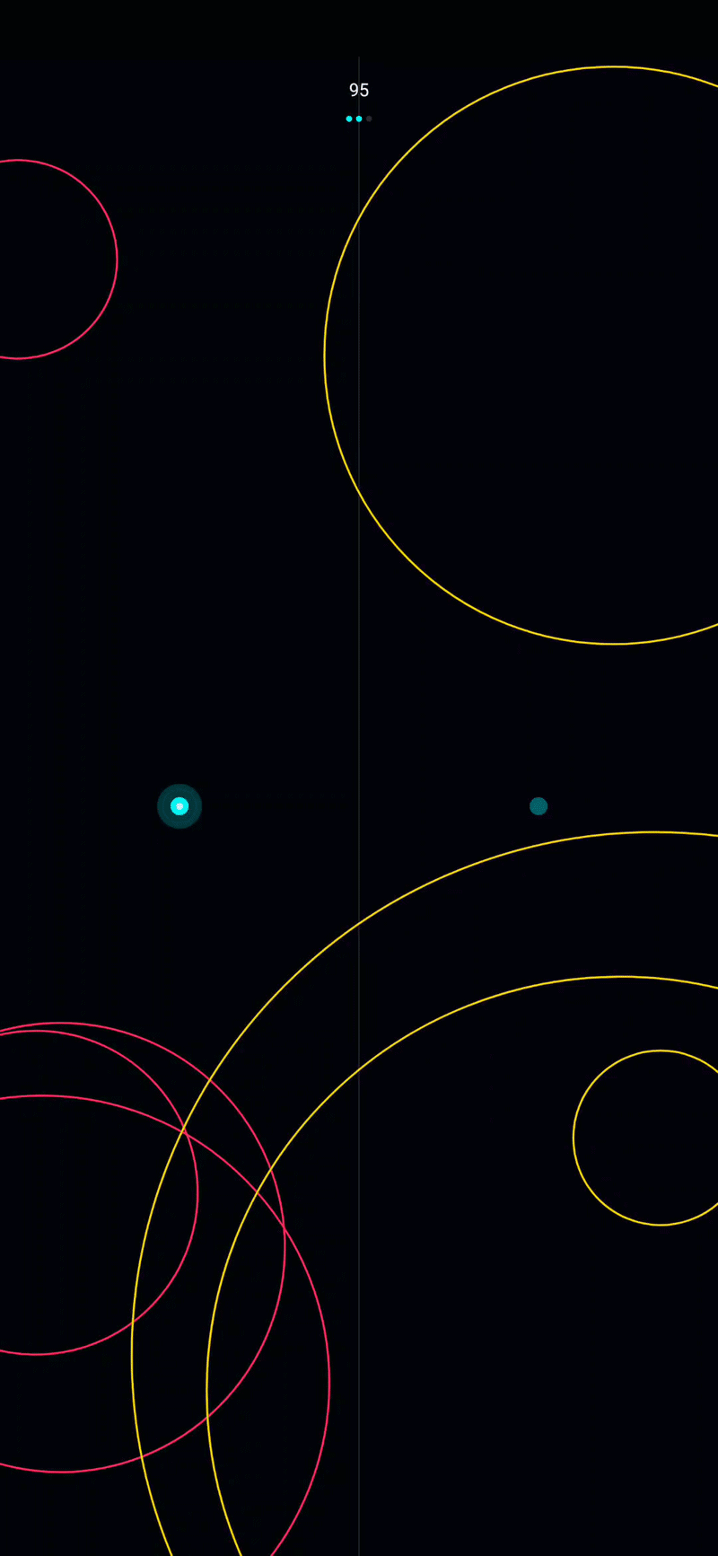 SPLIT.IO gameplay — tap to shift between two sides